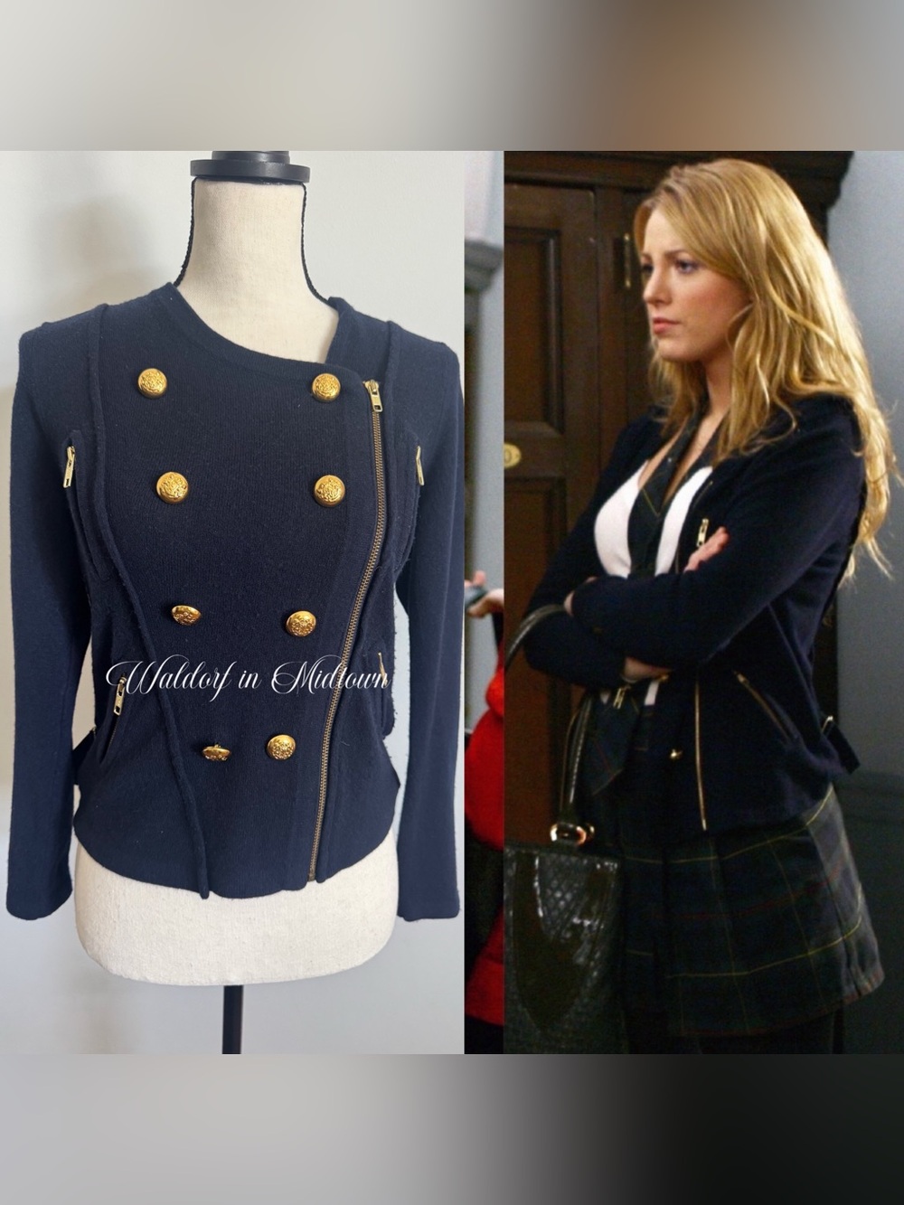 ASO SERENA VAN DER WOODSEN SWEATER/BLAZER